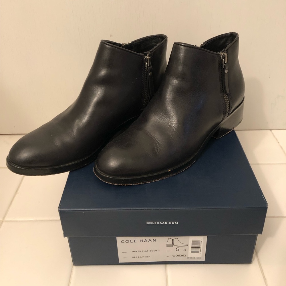 Black Cole Haan Booties